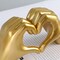 Heart Hands Sculpture Love Aesthetic Statue Living Room Bookshelf Desktop Decor